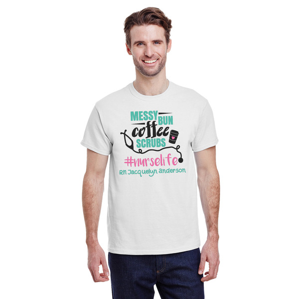 Custom Nursing Quotes T-Shirt - White - XL (Personalized)