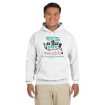 Nursing Quotes Hoodie - White - Small (Personalized)