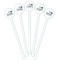 Nursing Quotes White Plastic 5.5" Stir Stick - Fan View