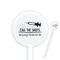 Nursing Quotes 5.5" Round Plastic Stir Sticks - White - Single Sided (Personalized)
