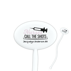 Nursing Quotes Oval Plastic Stir Sticks (Personalized)