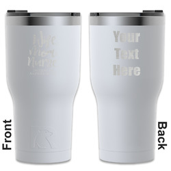 Nursing Quotes RTIC Tumbler - White - Engraved Front & Back (Personalized)