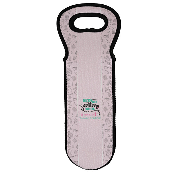 Custom Nursing Quotes Wine Tote Bag (Personalized)