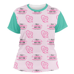 Nursing Quotes Women's Crew T-Shirt (Personalized)