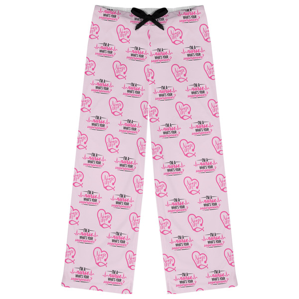Custom Nursing Quotes Womens Pajama Pants - S