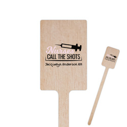 Nursing Quotes 6.25" Rectangle Wooden Stir Sticks - Single Sided (Personalized)