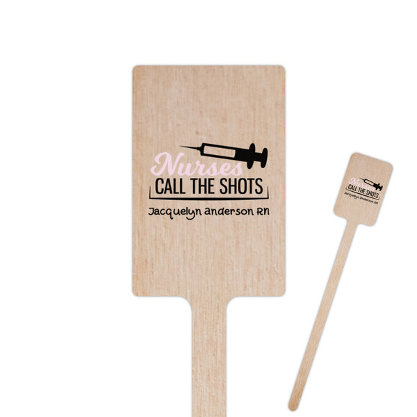 Custom Nursing Quotes Rectangle Wooden Stir Sticks (Personalized)