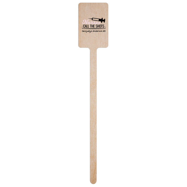 Nursing Quotes Wooden 6.25" Stir Stick - Rectangular - Single Stick