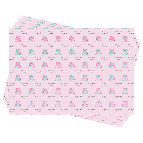 Nursing Quotes Wrapping Paper - Front & Back - Sheets Approval