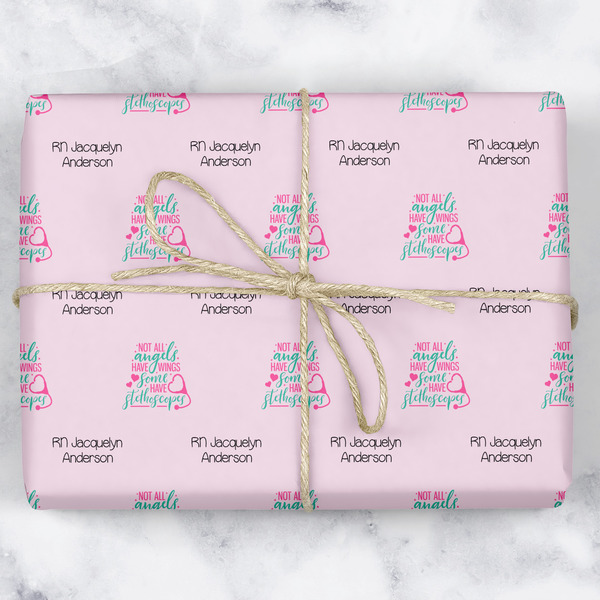 Custom Nursing Quotes Wrapping Paper (Personalized)