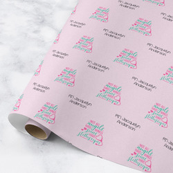Nursing Quotes Wrapping Paper Roll - Medium - Matte (Personalized)