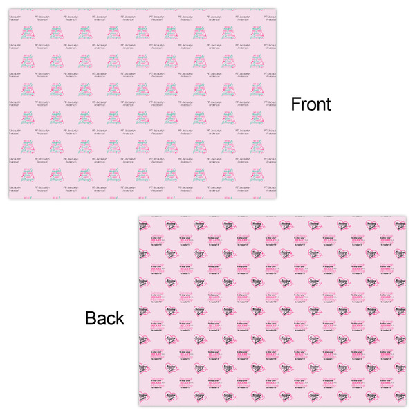 Nursing Quotes Wrapping Paper Sheet - Double Sided - Front & Back