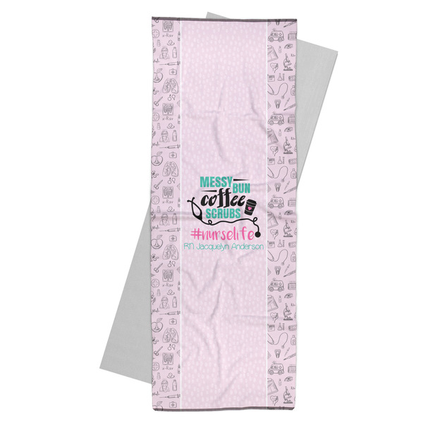 Custom Nursing Quotes Yoga Mat Towel (Personalized)