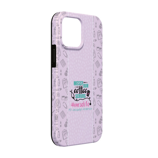 Custom Nursing Quotes iPhone Case - Rubber Lined - iPhone 13 Pro (Personalized)