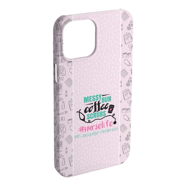 Custom Nursing Quotes iPhone Case - Plastic - iPhone 15 Pro Max (Personalized)