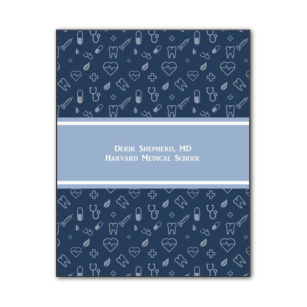 Custom Medical Doctor Wood Print - 11x14 (Personalized)