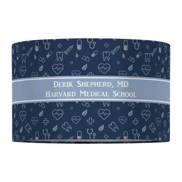 Medical Doctor 12" Drum Lampshade - FRONT (Fabric)