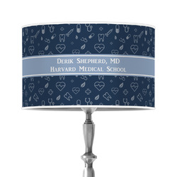 Medical Doctor 12" Drum Lamp Shade - Poly-film (Personalized)