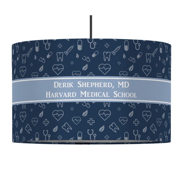 Medical Doctor 12" Drum Lampshade - PENDANT (Fabric)