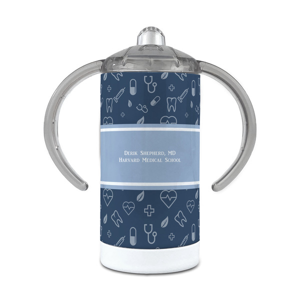 Custom Medical Doctor 12 oz Stainless Steel Sippy Cup (Personalized)