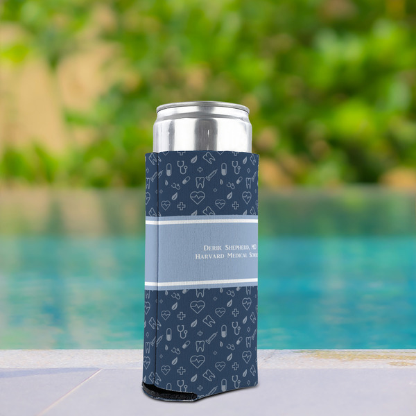 Medical Doctor Can Cooler - Tall 12oz - In Context