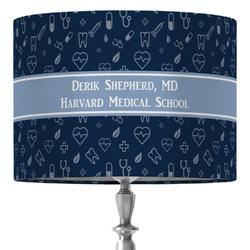 Medical Doctor 16" Drum Lamp Shade - Fabric (Personalized)