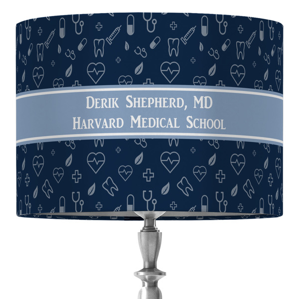 Custom Medical Doctor 16" Drum Lamp Shade - Fabric (Personalized)