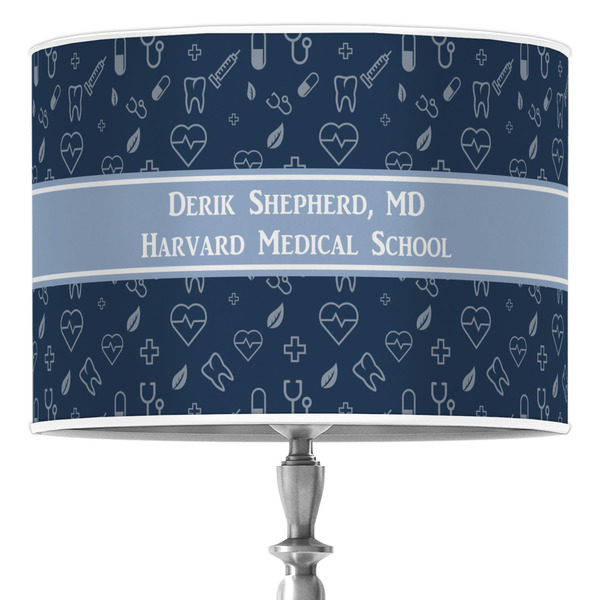 Custom Medical Doctor 16" Drum Lamp Shade - Poly-film (Personalized)