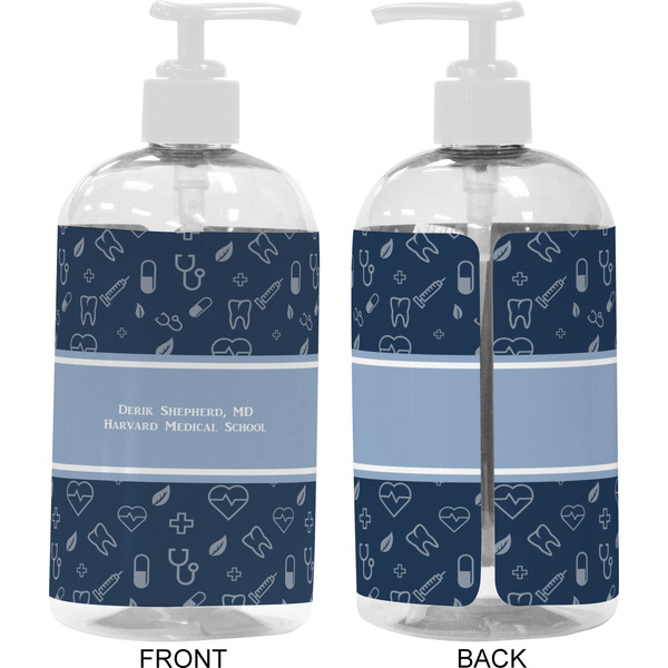 Medical Doctor 16 oz Plastic Liquid Dispenser- Approval- White