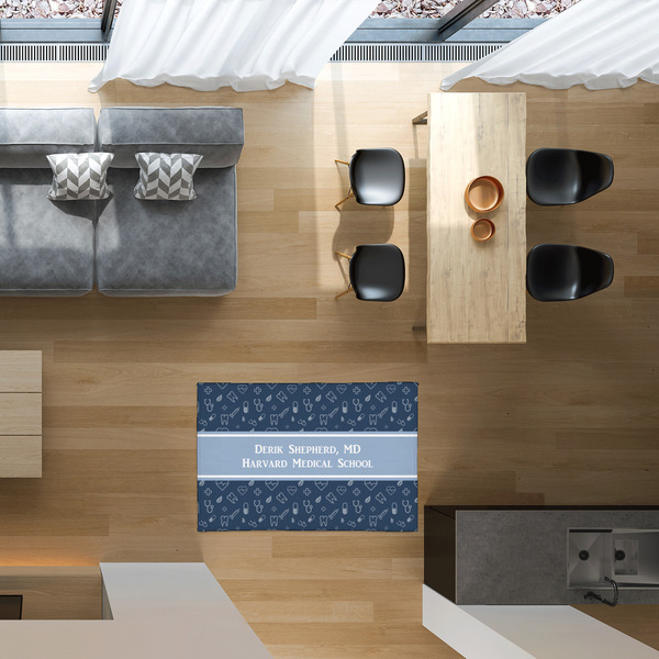 Medical Doctor 2'x3' Indoor Area Rugs - IN CONTEXT