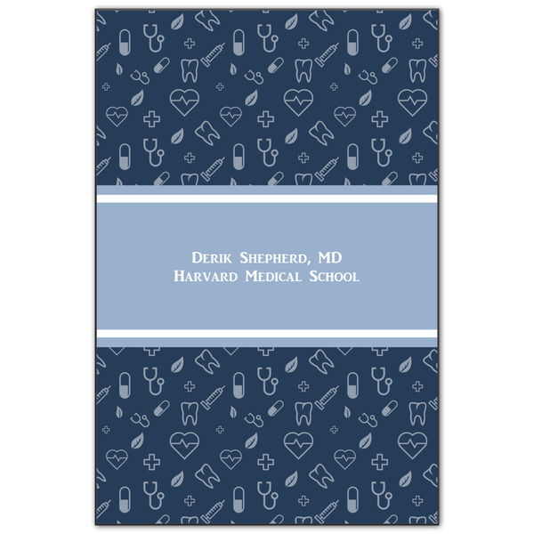 Custom Medical Doctor Wood Print - 20x30 (Personalized)