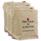 Medical Doctor 3 Reusable Cotton Grocery Bags - Front View