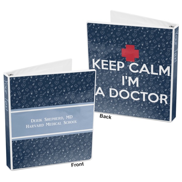 Medical Doctor 3-Ring Binder Front and Back