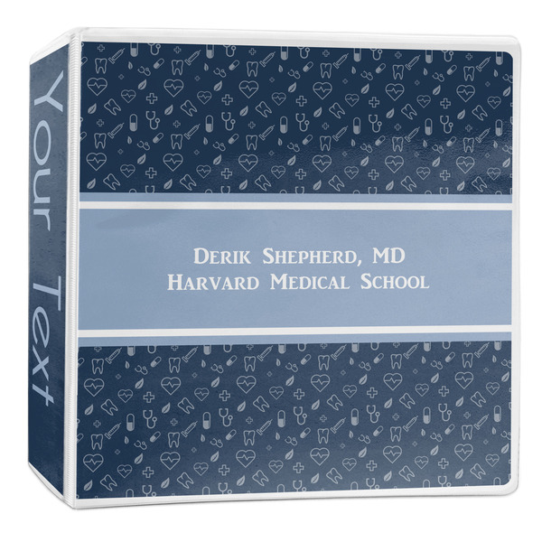Custom Medical Doctor 3-Ring Binder - 2 inch (Personalized)
