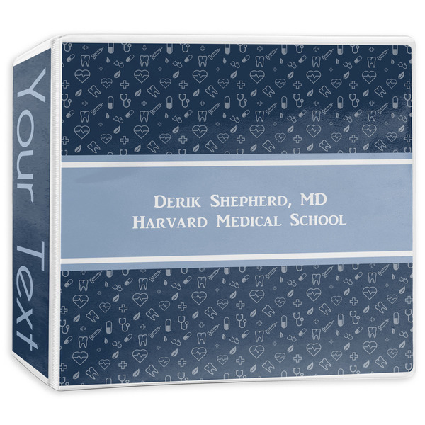 Custom Medical Doctor 3-Ring Binder - 3 inch (Personalized)