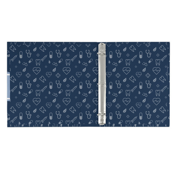 Medical Doctor 3 Ring Binders - Full Wrap - 1" - OPEN INSIDE