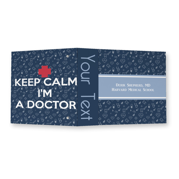 Medical Doctor 3 Ring Binders - Full Wrap - 2" - OPEN OUTSIDE
