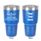 Medical Doctor 30 oz Stainless Steel Ringneck Tumbler - Blue - Double Sided - Front & Back