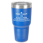 Medical Doctor 30 oz Stainless Steel Tumbler - Royal Blue - Single-Sided (Personalized)