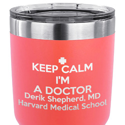 Medical Doctor 30 oz Stainless Steel Tumbler - Coral - Single Sided (Personalized)