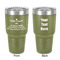 Medical Doctor 30 oz Stainless Steel Tumbler - Olive - Double-Sided (Personalized)