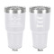 Medical Doctor 30 oz Stainless Steel Ringneck Tumbler - White - Double Sided - Front & Back