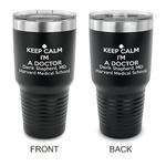 Medical Doctor 30 oz Stainless Steel Tumbler - Black - Double Sided (Personalized)