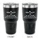 Medical Doctor 30 oz Stainless Steel Ringneck Tumblers - Black - Double Sided - APPROVAL