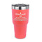 Medical Doctor 30 oz Stainless Steel Ringneck Tumblers - Coral - FRONT
