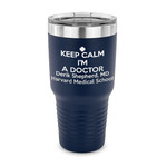 Medical Doctor 30 oz Stainless Steel Tumbler - Navy - Single Sided (Personalized)