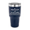 Medical Doctor 30 oz Stainless Steel Ringneck Tumblers - Navy - FRONT