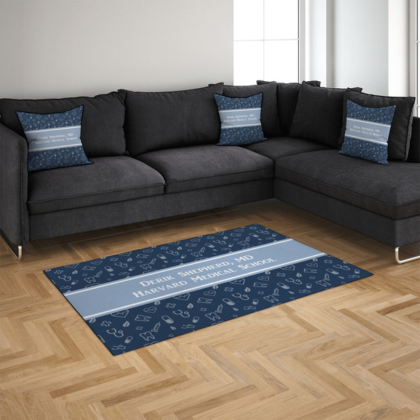 Medical Doctor 4'x6' Indoor Area Rugs - IN CONTEXT