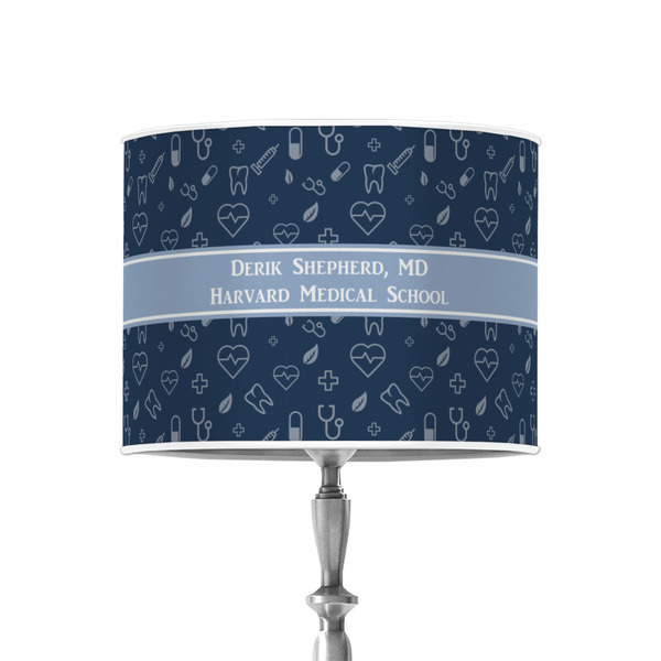 Medical Doctor 8" Drum Lampshade - ON STAND (Poly Film)