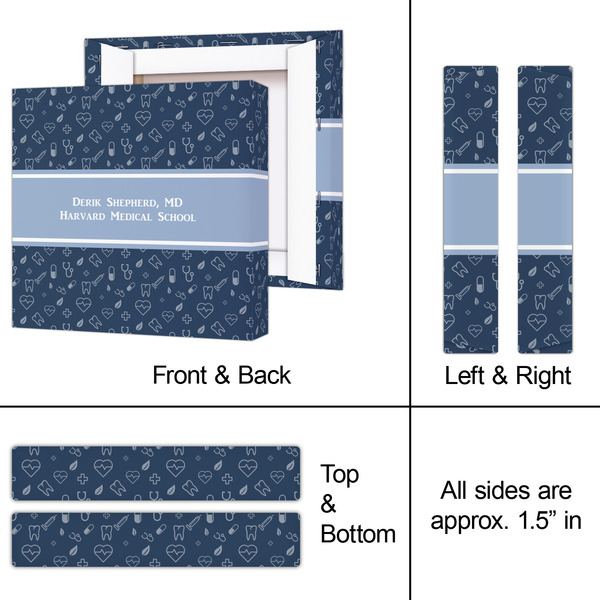 Medical Doctor 8x8 - Canvas Print - Approval